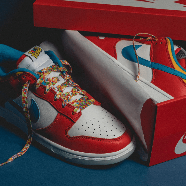 Giày Nike Dunk Low QS 'LeBron James Fruity Pebbles' DH8009-600 - Ảnh 3