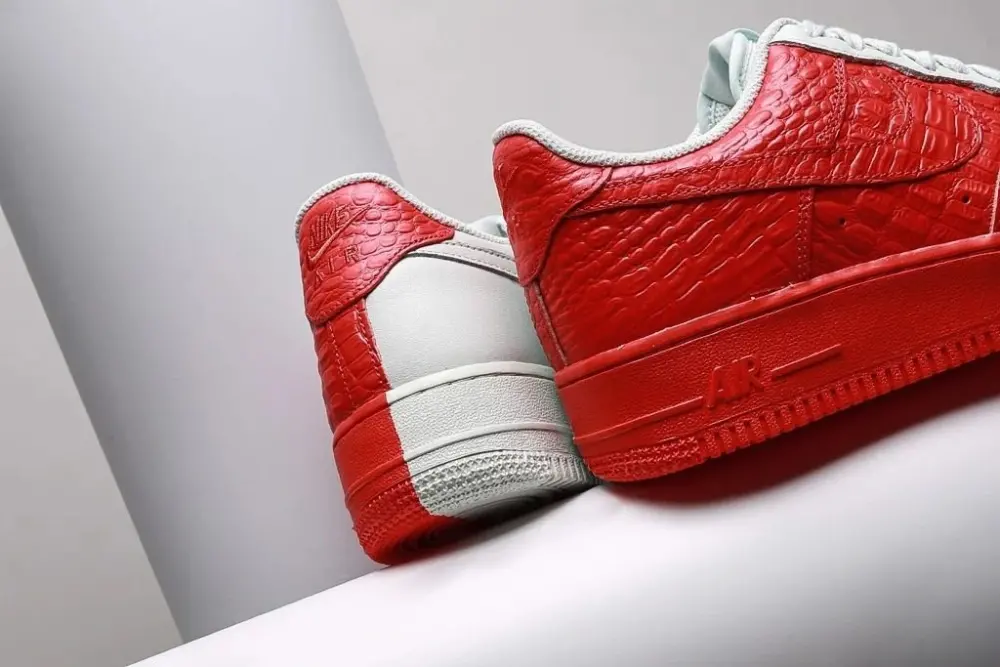 Giày Nike Air Force 1 Low Split Grey Red 905345-005 - Ảnh 3