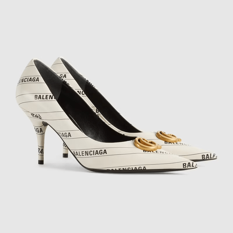 Giày Gucci Women's The Hacker Project Knife Pump 680760-ULR00-9061 - Ảnh 2