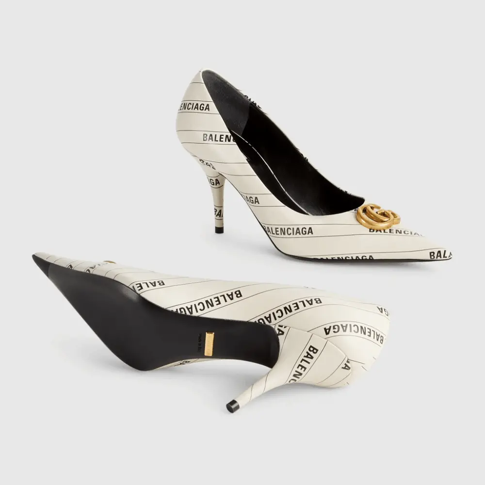 Giày Gucci Women's The Hacker Project Knife Pump 680760-ULR00-9061 - Ảnh 4