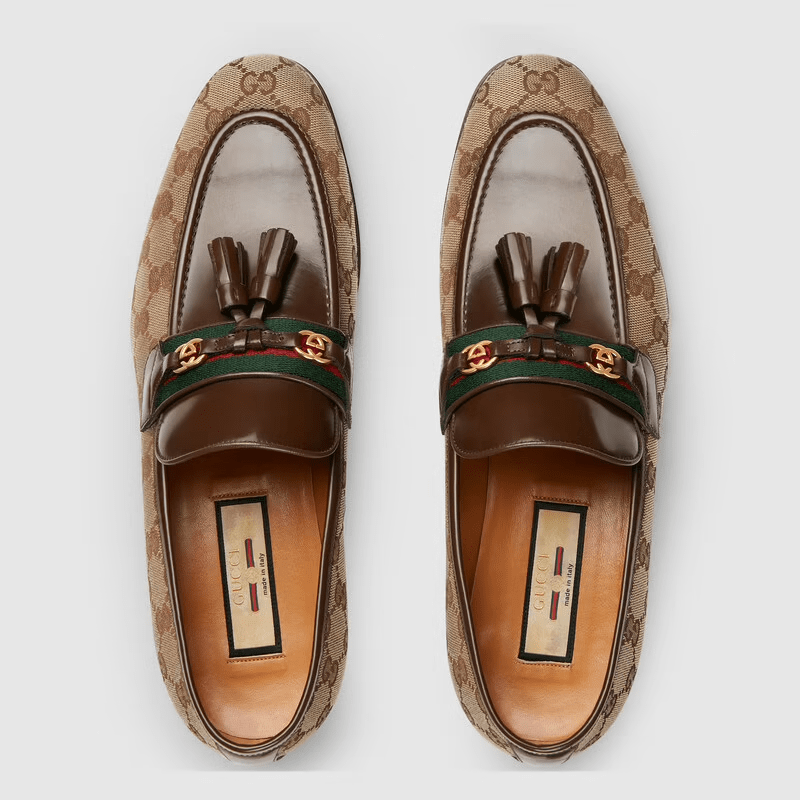 Giày Gucci Loafer With Tassel 680800-2HKJ0-9785 - Ảnh 4