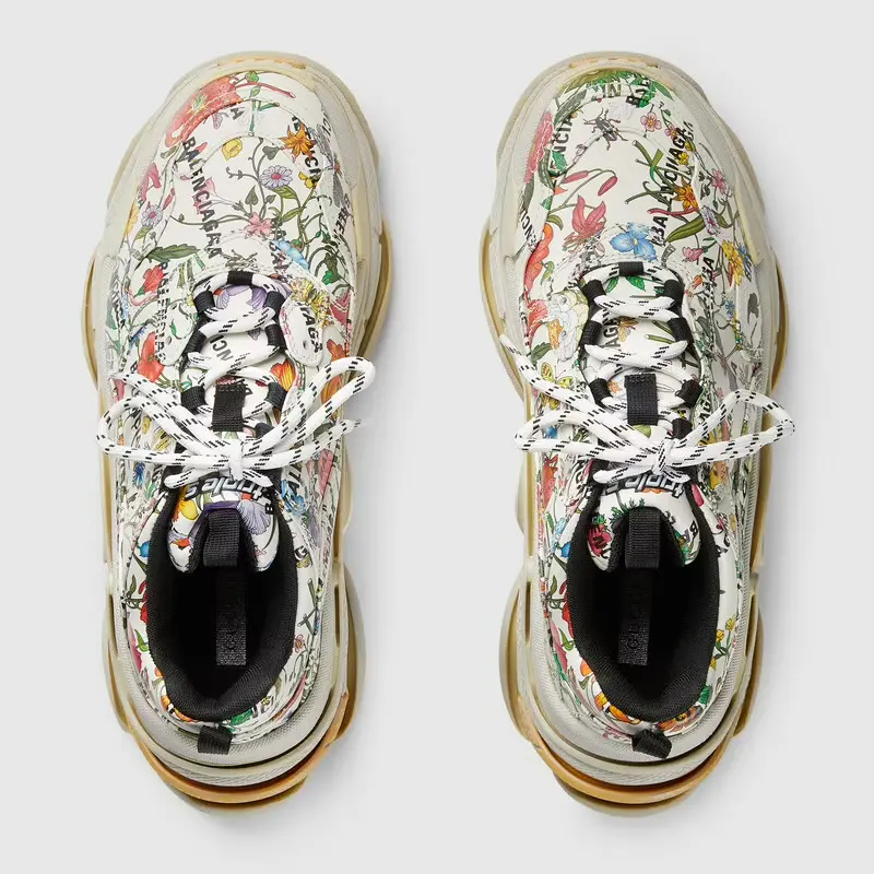 Giày Gucci The Hacker Project Triple S Sneaker 681068-UL110-8461 - Ảnh 4