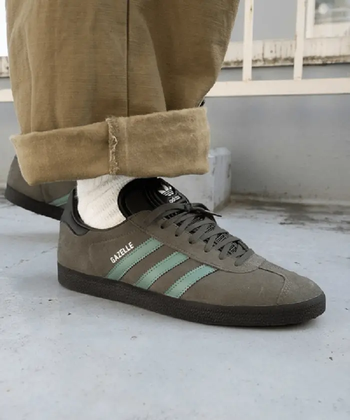 Giày Adidas Gazelle' Olive Green Black' GX2209 - Ảnh 3