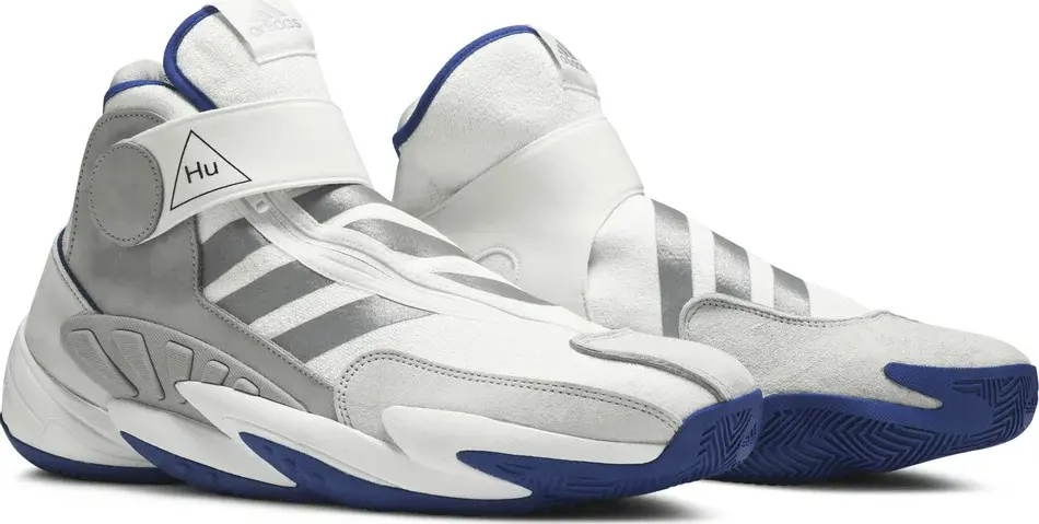 Giày Adidas Pharrell x Crazy BYW HU 'White Royal' EF7215 - Ảnh 3