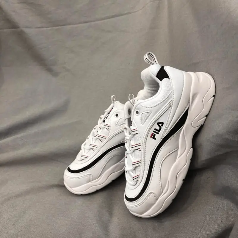 Alternative view of Giày Fila Ray 'White Navy' FS1SIA3061X-WBK