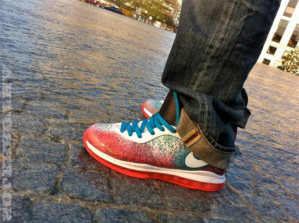 Giày Nike LeBron 8 V/2 Low Retro 'Miami Night' 2021 DJ4436-100 - Ảnh 5