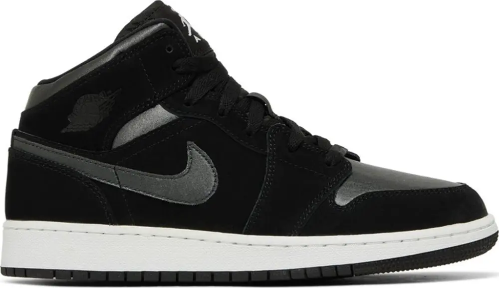 Giày Nike Air Jordan 1 Mid SE GS 'Black Anthracite' BQ6931-012