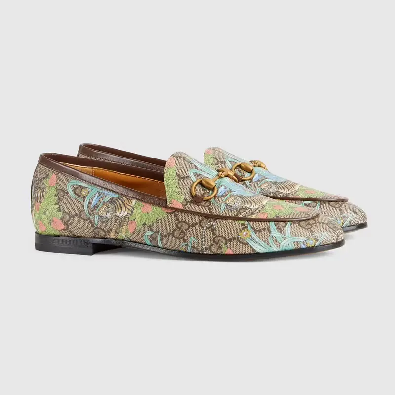 Alternative view of Giày Gucci Tiger Women's Jordaan Loafer 687589-UUA10-8471