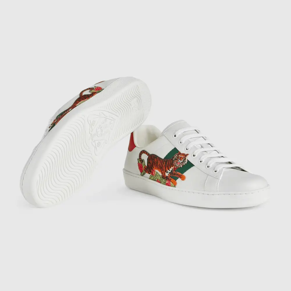 Giày Gucci Tiger Men's Ace sneaker 68760-0FI60-9080 - Ảnh 3