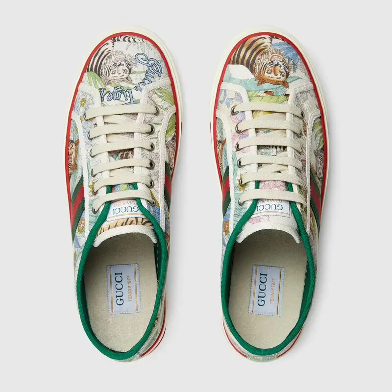 Giày Gucci Tiger Men's Tennis 1977 Sneaker 687610-UTC10-9090 - Ảnh 3