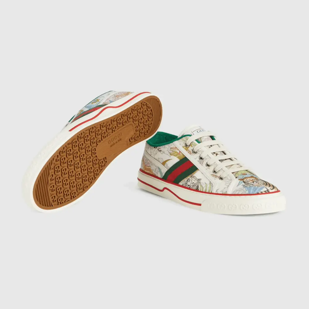Giày Gucci Tiger Men's Tennis 1977 Sneaker 687610-UTC10-9090 - Ảnh 4