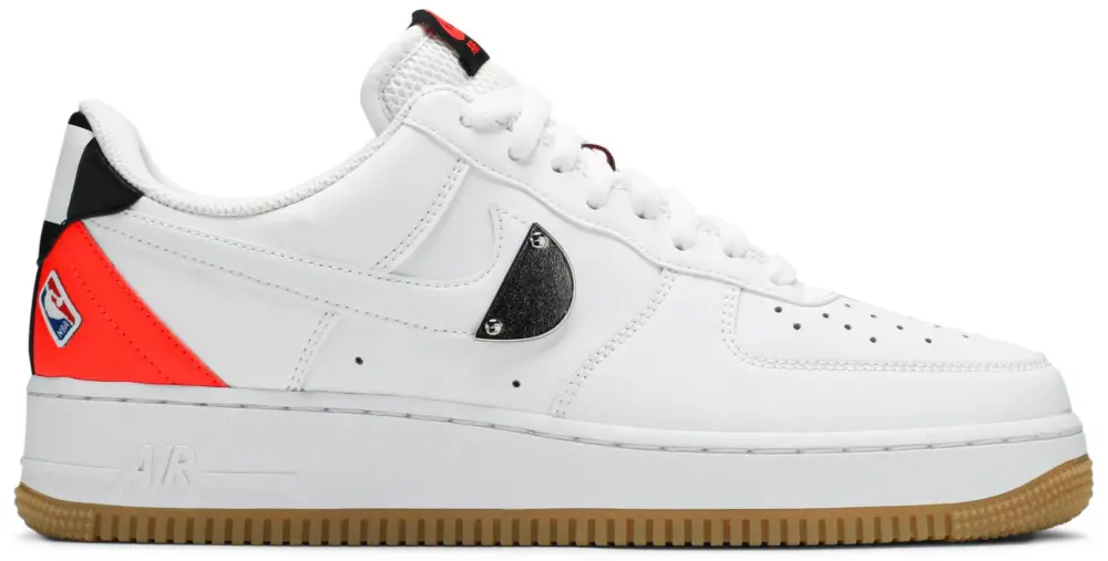 Giày Nike NBA x Air Force 1 '07 LV8 'White Bright Crimson' CT2298-101