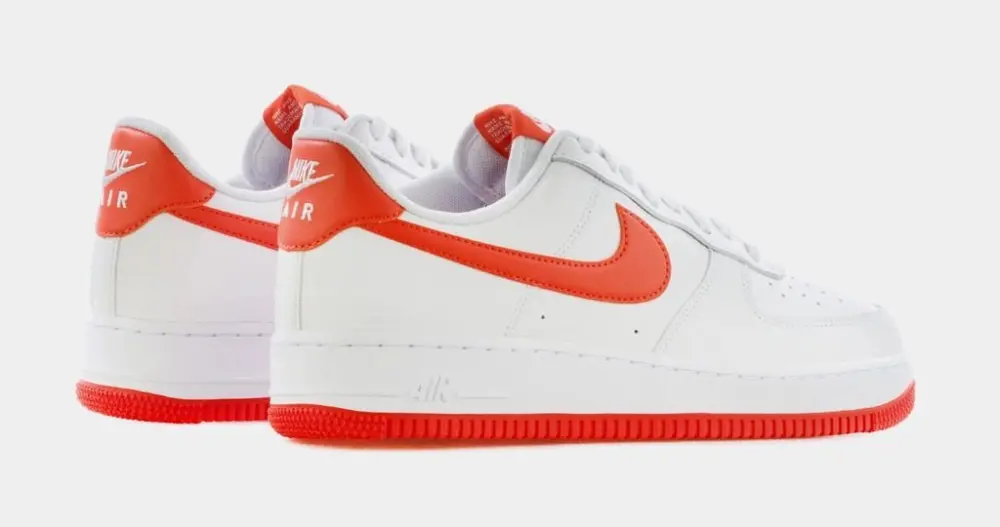 Giày Nike Air Force 1 '07 'White Team Orange' DC2911-101 - Ảnh 3