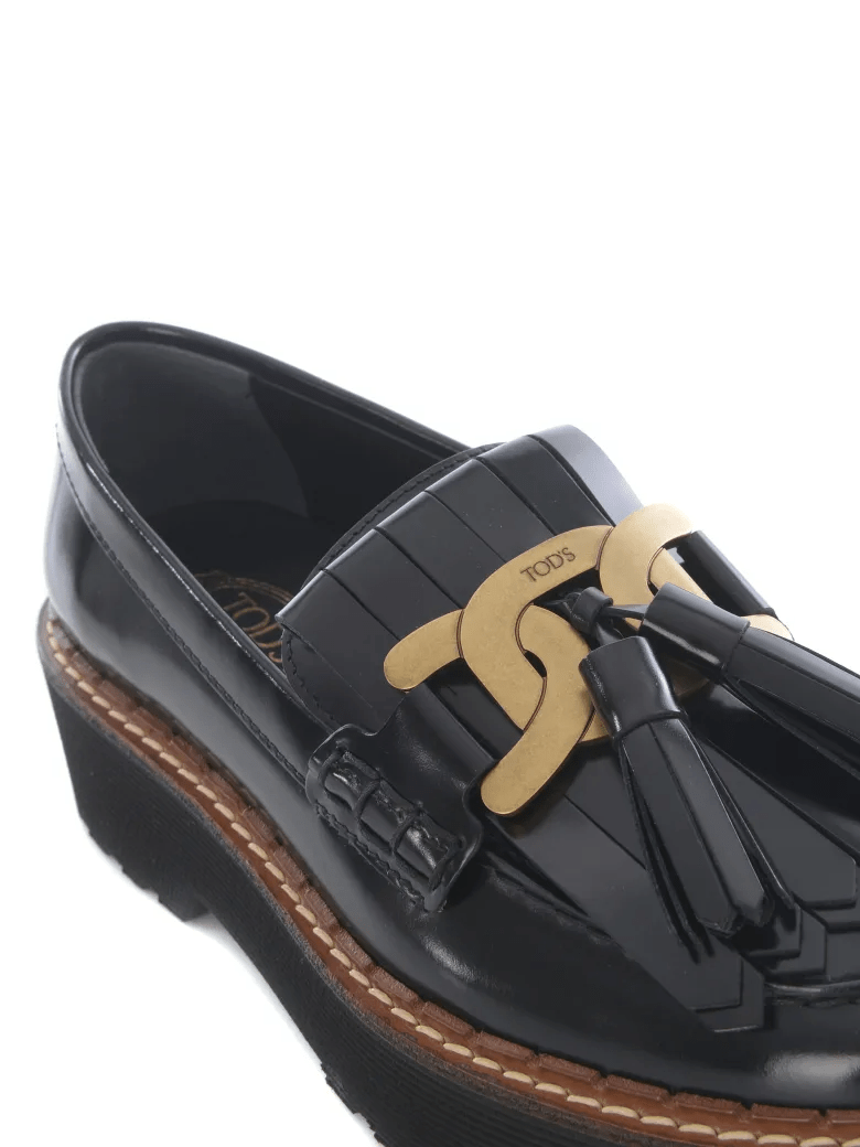 Giày Tod’s KATE LOAFERS IN BLACK XXW80C0DF40SHAB999 - Ảnh 6