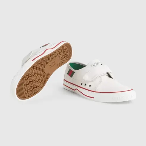 Giày Gucci Tennis 1977 Sneaker White Red 694744-17L10-9060 - Ảnh 4