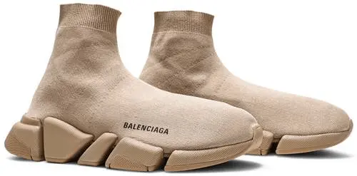 Giày Balenciaga Speed 2.0 Sneaker 'Beige' 617239 W2DB1 9710 - Ảnh 3