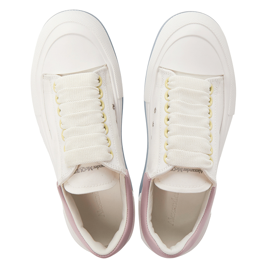 Giày Alexander Mcqueen Deck Plimsol 'White' 697120-W4TGL-8869 - Ảnh 2