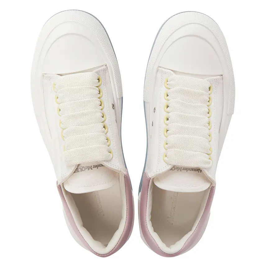 Alternative view of Giày Alexander Mcqueen Deck Plimsol 'White' 697120-W4TGL-8869