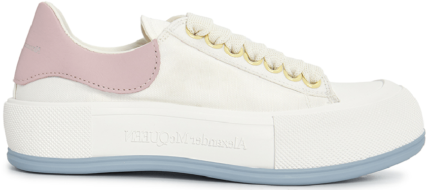 Giày Alexander Mcqueen Deck Plimsol 'White' 697120-W4TGL-8869