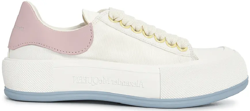 Giày Alexander Mcqueen Deck Plimsol 'White' 697120-W4TGL-8869