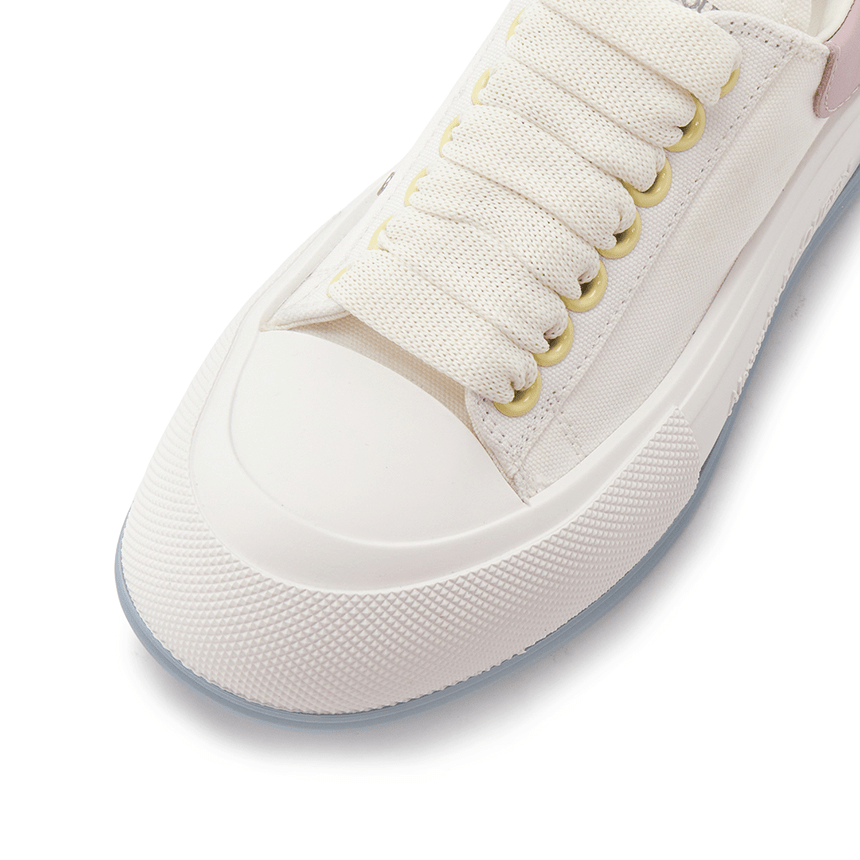 Giày Alexander Mcqueen Deck Plimsol 'White' 697120-W4TGL-8869 - Ảnh 3