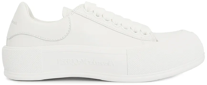 Giày Alexander Mcqueen Deck Plimsol 'White' 697121-WIAB6-9065