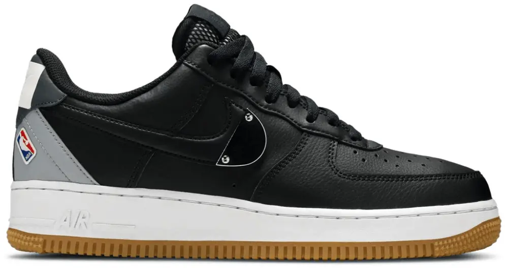 Giày Nike NBA x Air Force 1 07 LV8 'Black Wolf Grey' CT2298-001