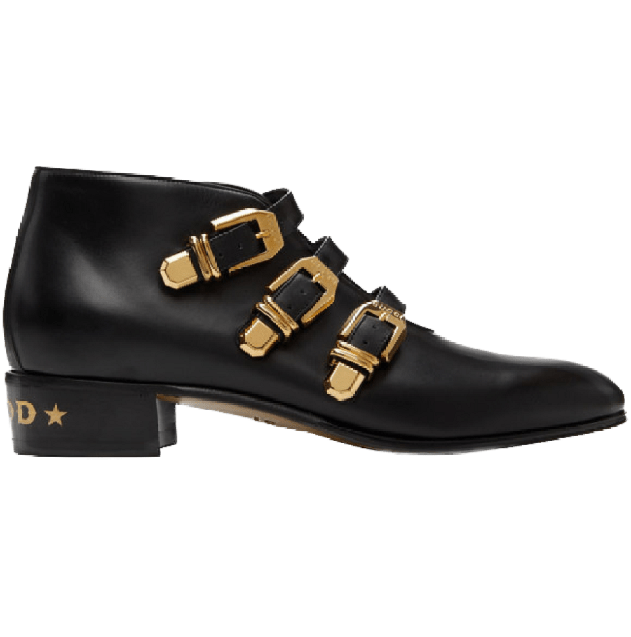 Giày Gucci Lace-up Shoes 'Black Leather' 699103-06F00-1000