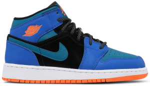 Giày Nike Air Jordan 1 Mid GS 'Racer Blue' 554725-440