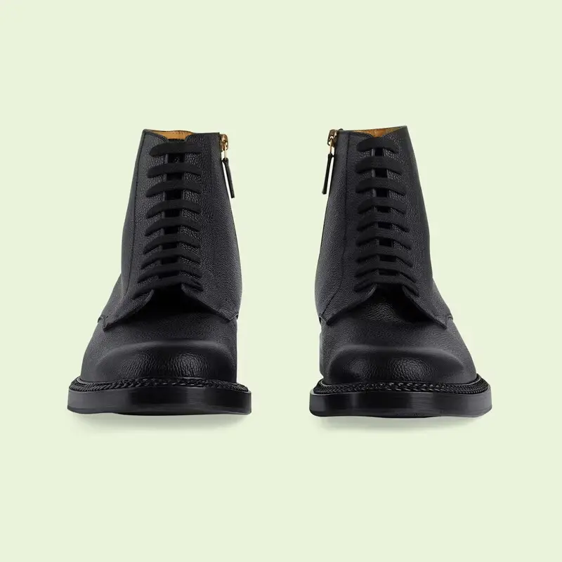 Giày Gucci Men's Ankle Boot 'Black' 699503-DHR00-1000 - Ảnh 3