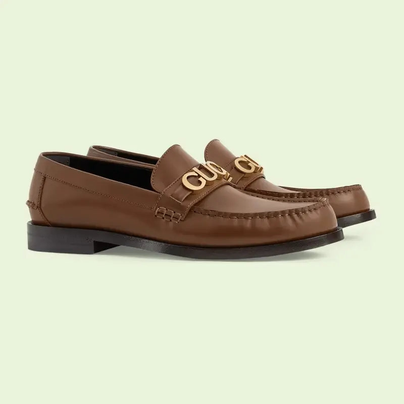 Alternative view of Giày Gucci Loafer 'Brown' 699644-17X00-2361