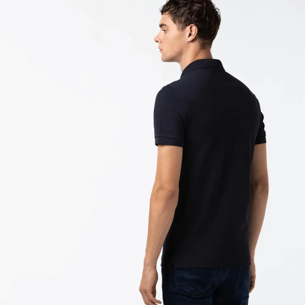 Áo Lacoste Men's Paris Polo Regular Fit Stretch Cotton Piqué PH5522-HDE - Ảnh 3