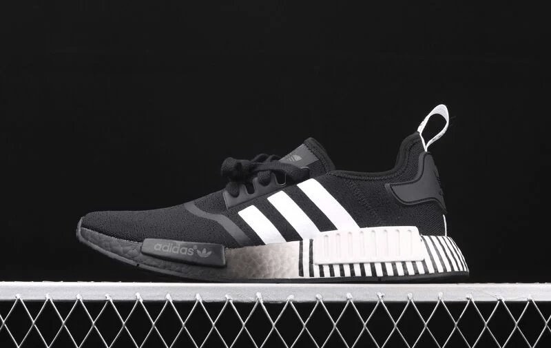 Giày Adidas NMD R1 'Glitch x Black White' FV3649 - Ảnh 2