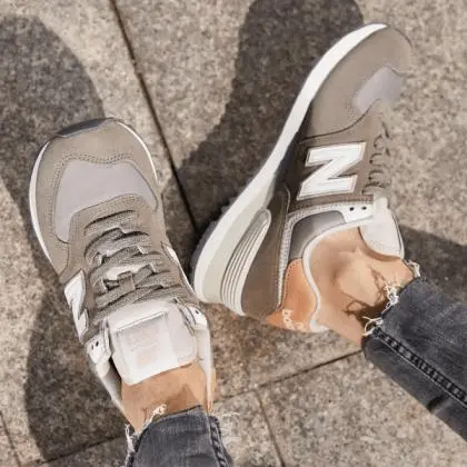 Giày New Balance Wmns 574 'Retro Grey' WL574SYL - Ảnh 4