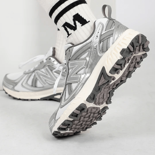 Giày New Balance 410v5 'White Silver' MT410KM5 - Ảnh 7