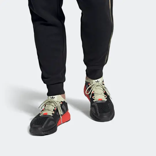 Giày Adidas ZX 2K Boost 'Black Solar Red' FV9999 - Ảnh 4