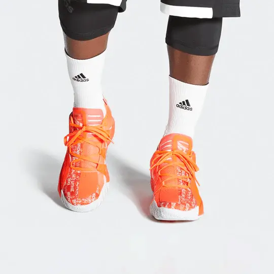 Alternative view of Giày Adidas Dame 6 Orange EH2440