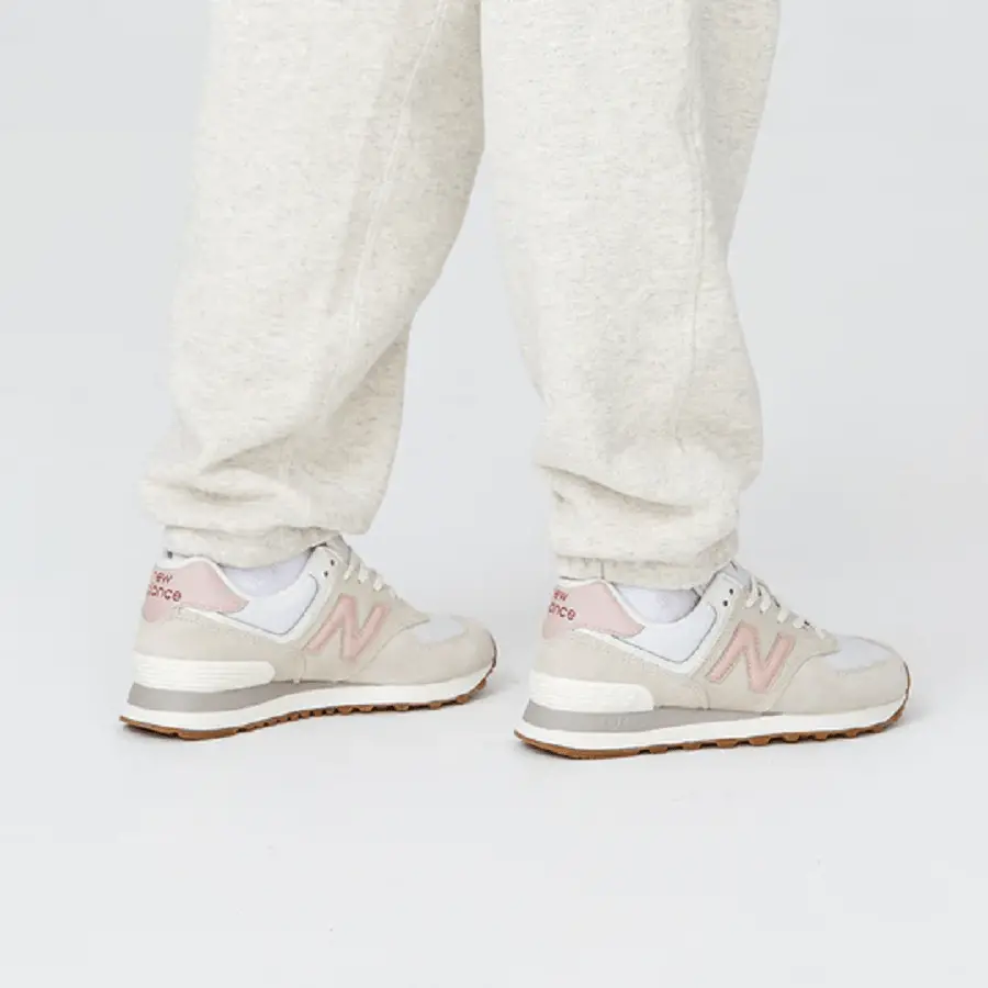 Giày New Balance 574 'White Pink Gum' U574RE2 - Ảnh 3
