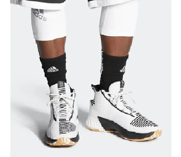 Alternative view of Giày Adidas D Rose 9 'Footwear White Gum' f99880