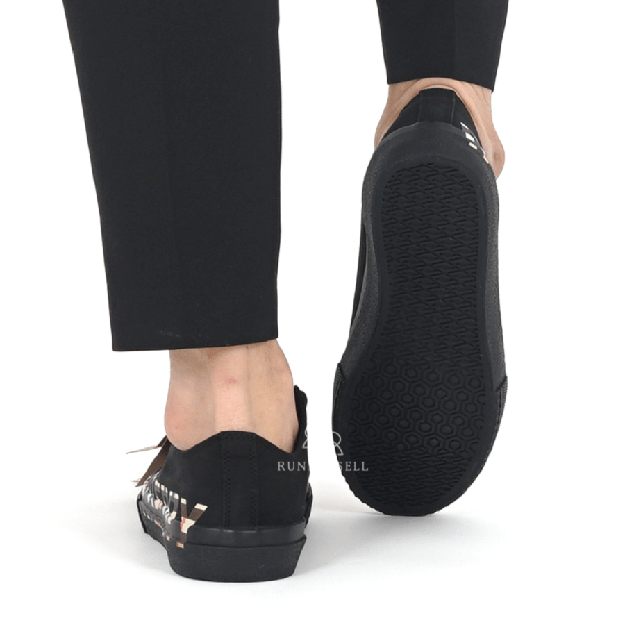 Giày Burberry Checked Logo Print 'Black' 8018275 - Ảnh 4