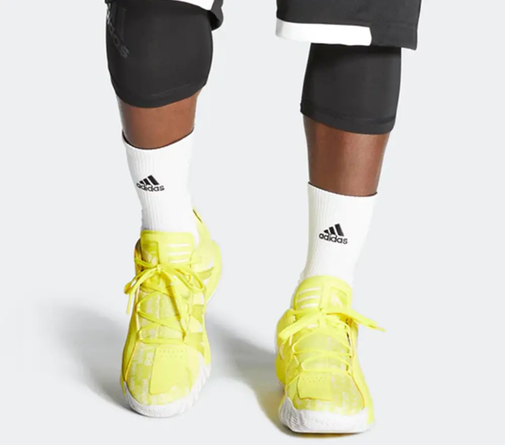 Alternative view of Giày Adidas Dame 6 GCA 'Shock Yellow' EH2073