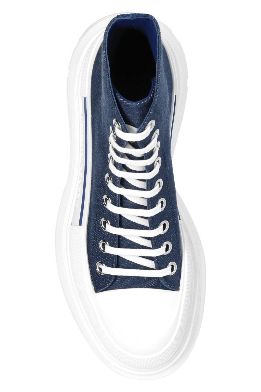 Giày Alexander McQueen Wmns Tread Slick Boots 'Indigo' 611706-W4PD1-4177 - Ảnh 5