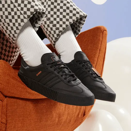 Alternative view of Giày Adidas Sambarose Shoes 'Black' H05130