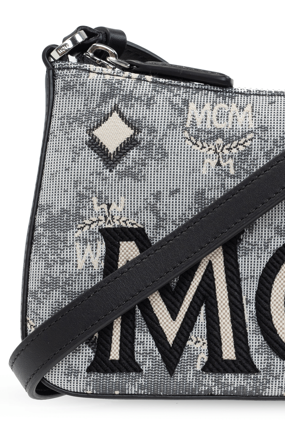 Túi MCM Ladies Mini Shoulder 'Grey' MWSBATQ01EG - Ảnh 4