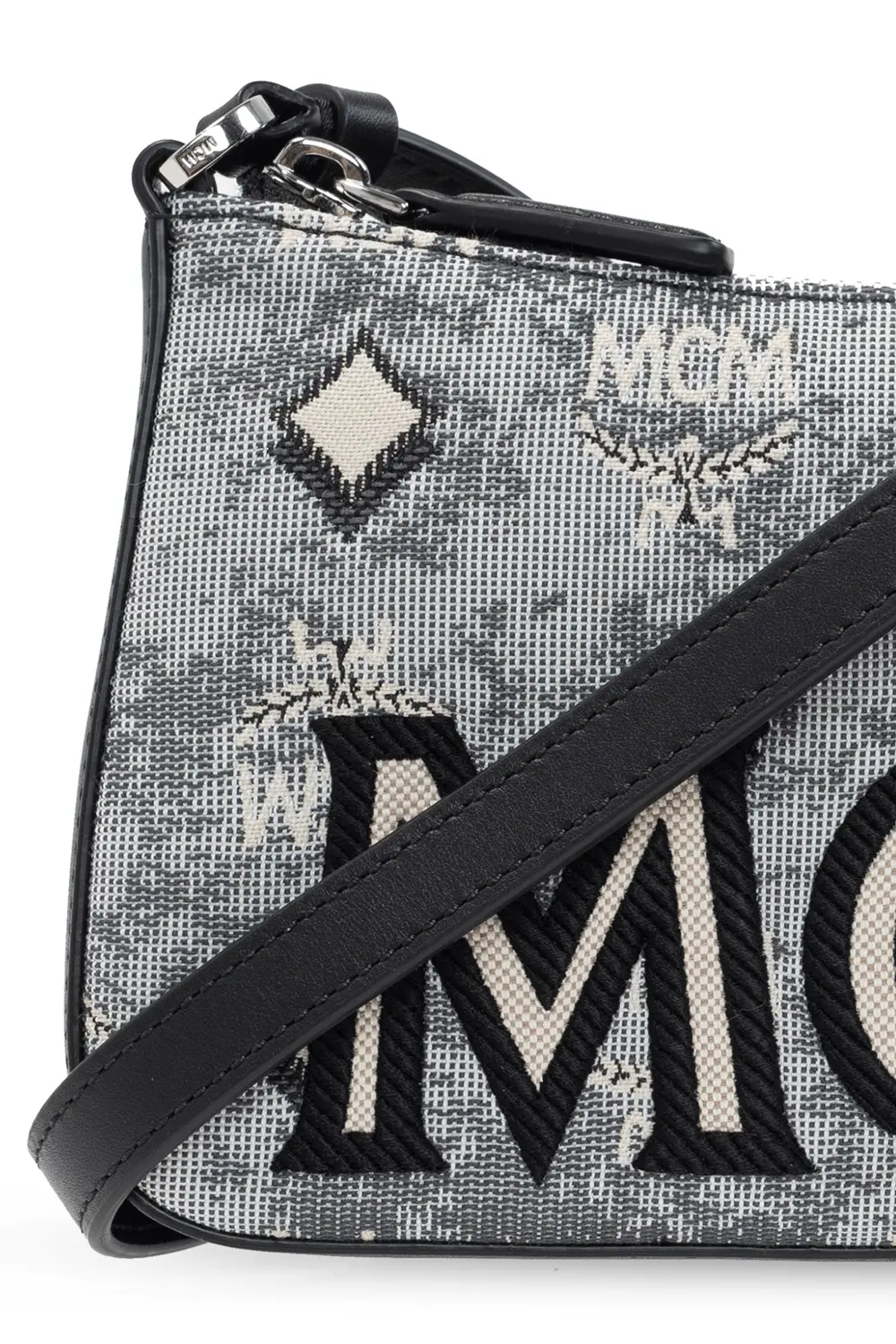 Túi MCM Ladies Mini Shoulder 'Grey' MWSBATQ01EG - Ảnh 4