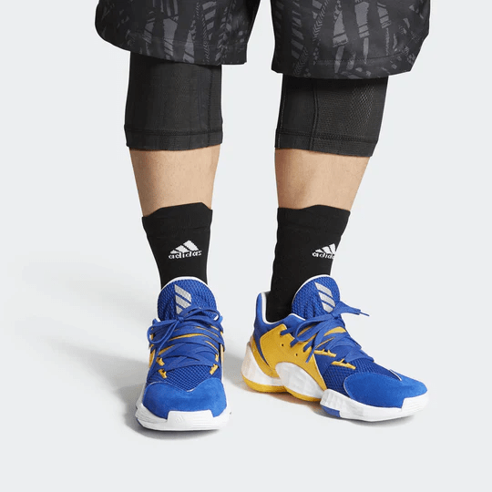 Giày Adidas Harden Vol. 4 'Su Casa Mi Casa Golden State Warriors' FW7497 - Ảnh 3