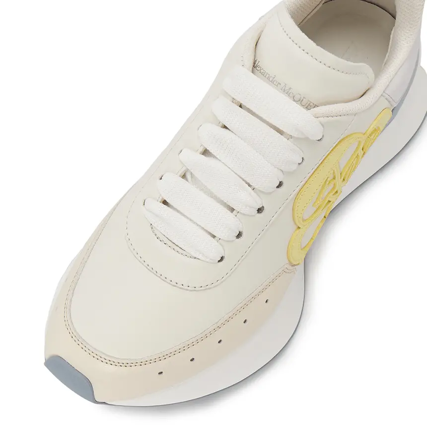 Alternative view of Giày Alexander Mcqueen Sprint Runner 'White' 719166-WIC9L-8890