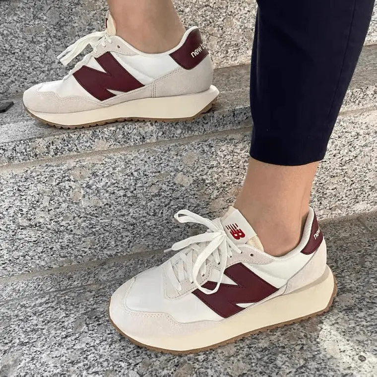 Giày New Balance 237 'White Burgundy' MS237SB - Ảnh 9