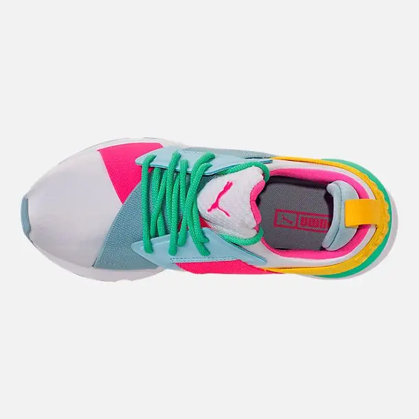 Giày Puma Muse J 'White Teal Pink' 367645-04 - Ảnh 3