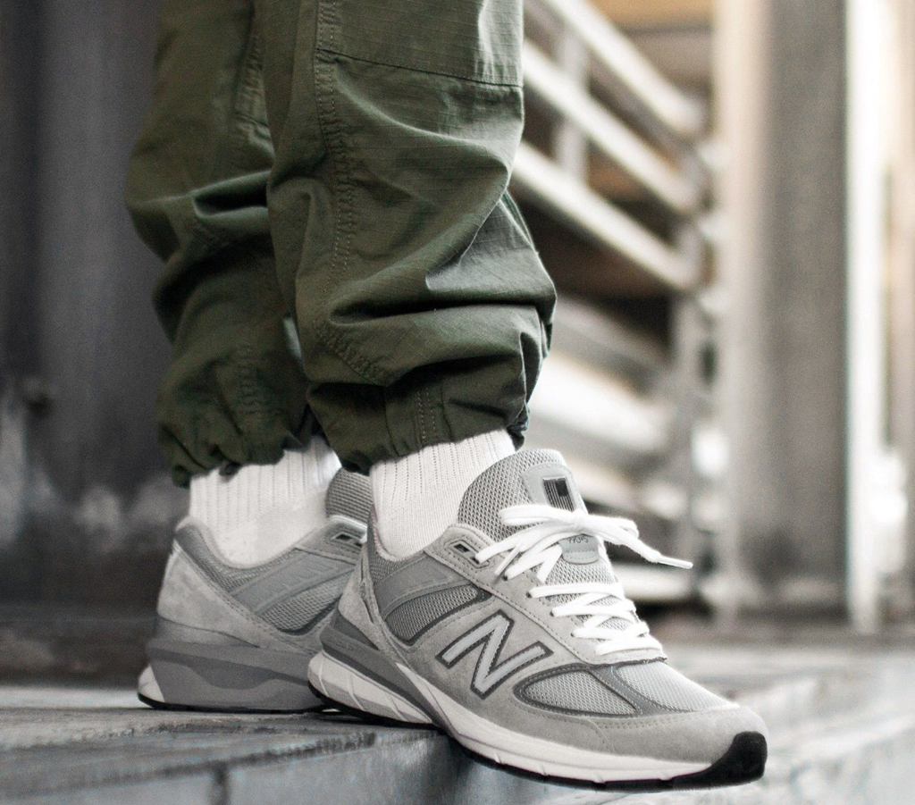 Giày New Balance 990v5 Made in USA ‘Grey Castlerock’ M990IG5 - Ảnh 2